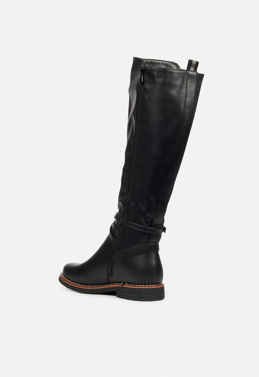 Miss Black - Dolinde1 riding boot - black