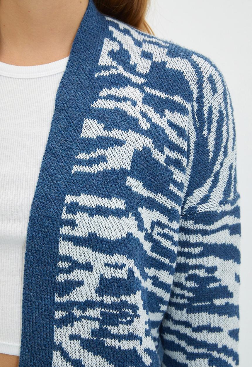 Trendyol - Jacquard cardigan - blue