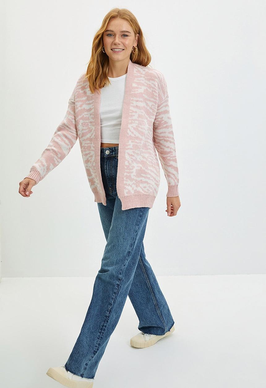 Trendyol - Jacquard cardigan - pink