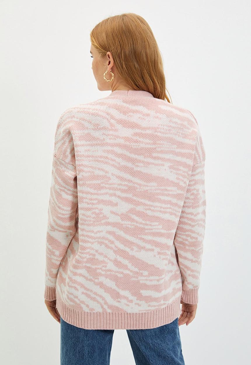 Trendyol - Jacquard cardigan - pink