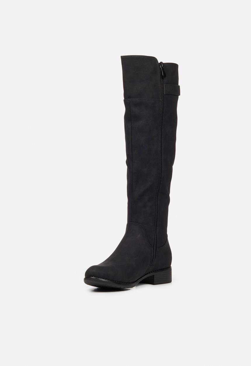 Miss Black - Rebel1 riding boot - black