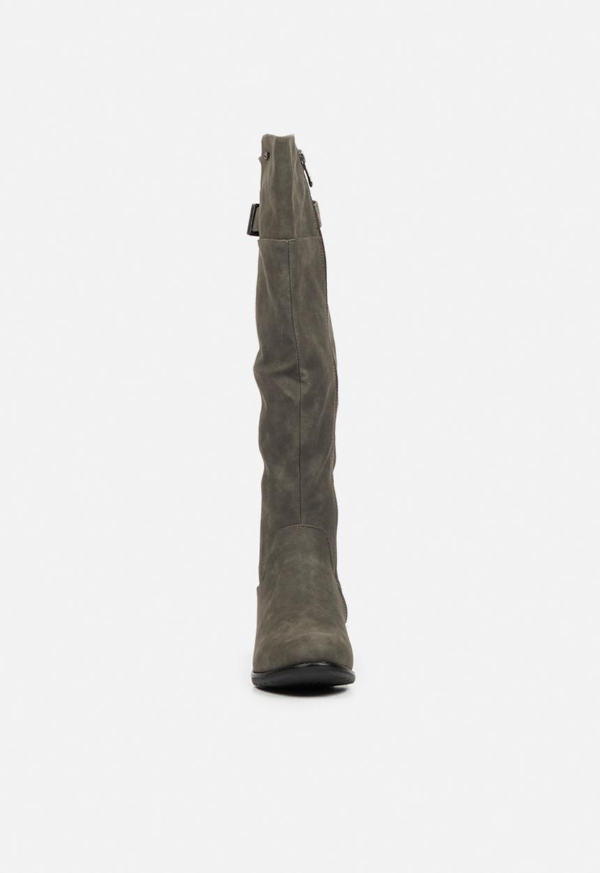 Miss Black - Rebel1 riding boot - grey
