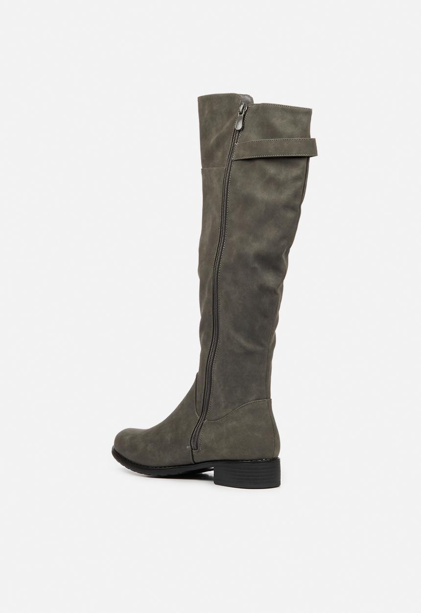 Miss Black - Rebel1 riding boot - grey