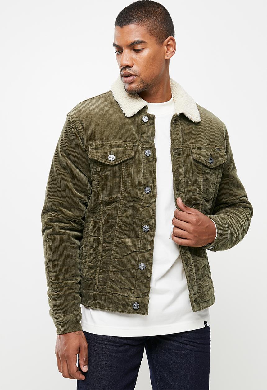Only & Sons - Onslouis life jacket corduroy pk 0421 - canteen