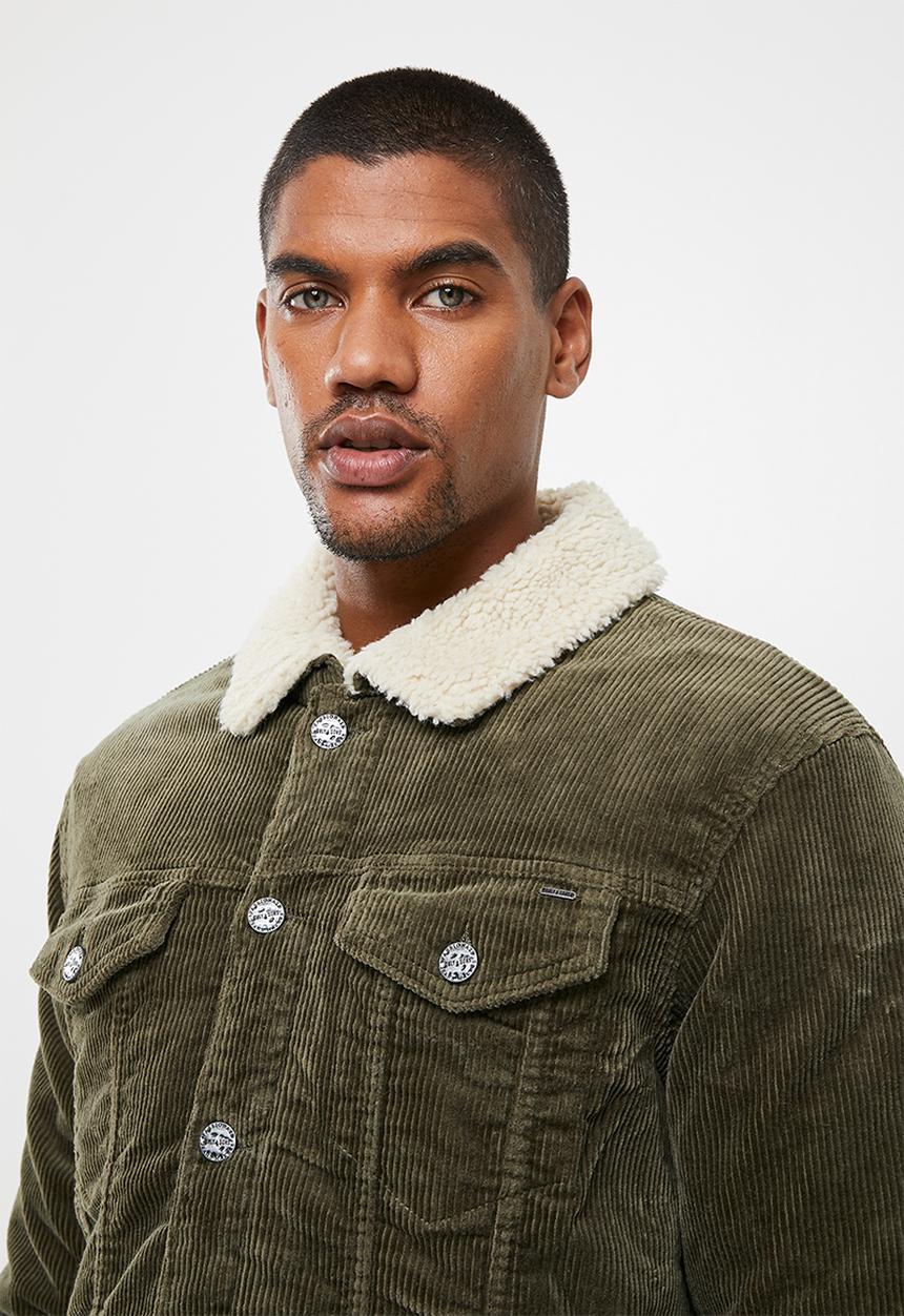 Only & Sons - Onslouis life jacket corduroy pk 0421 - canteen