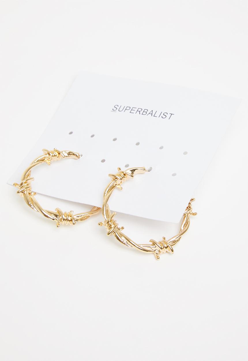 Superbalist - Emma hoop earrings - gold