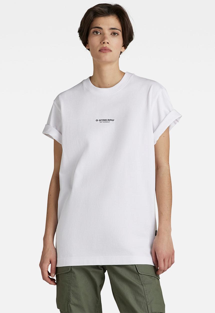 G-STAR - Center logo loose r t - white