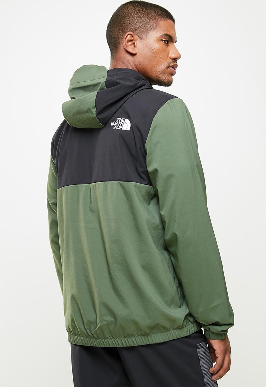 The North Face - Ma wind jacket - green & black 