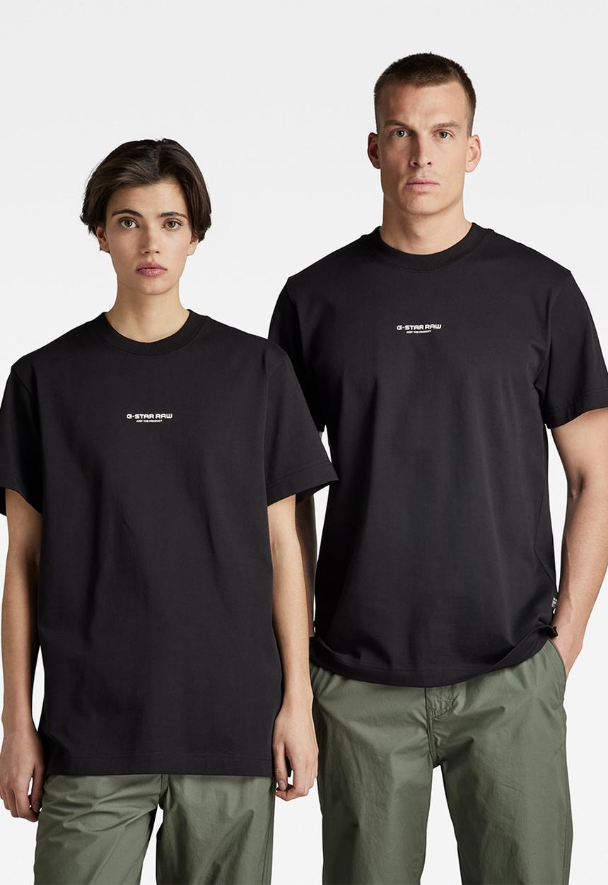 G-STAR - Center logo loose r t - dark black