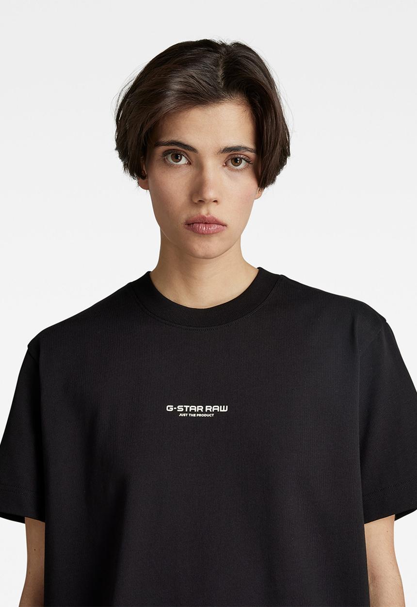 G-STAR - Center logo loose r t - dark black
