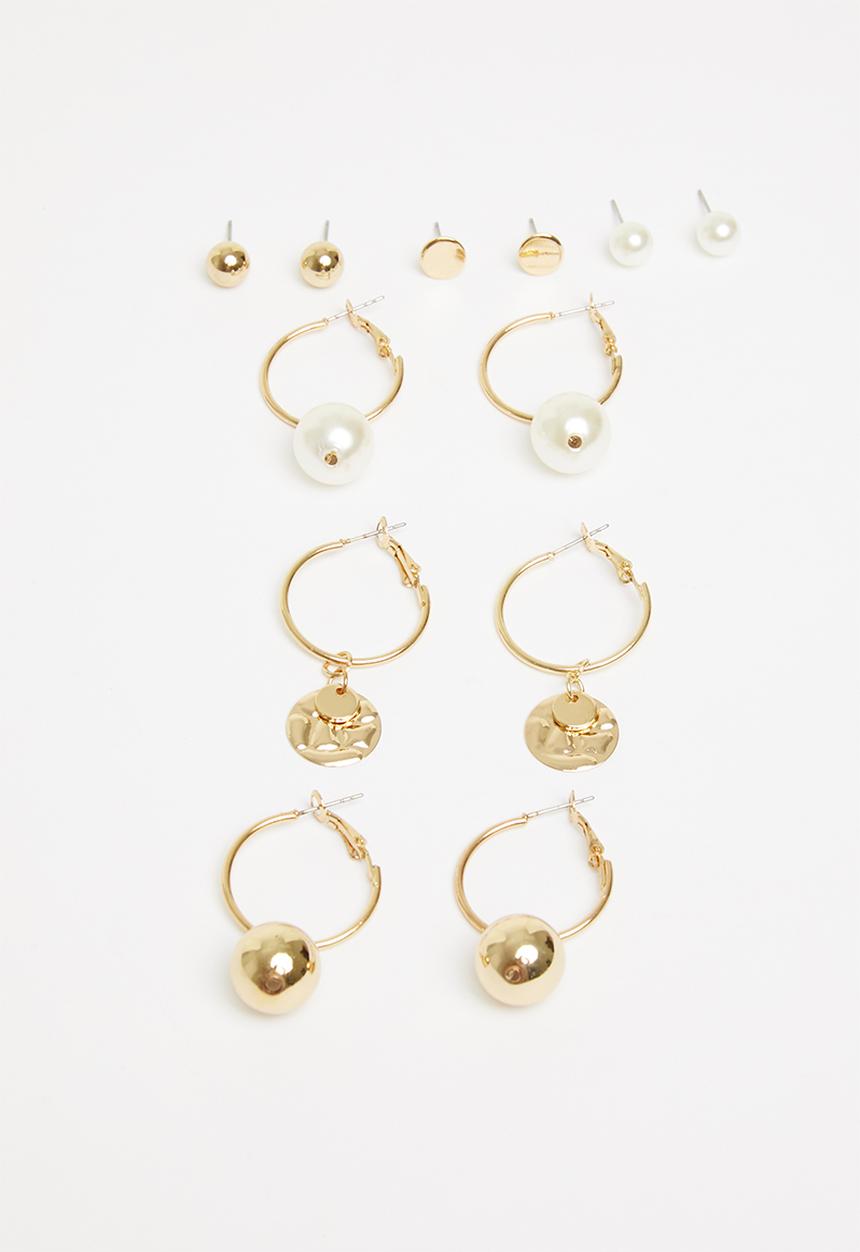 Superbalist - Lucia earring pack - gold