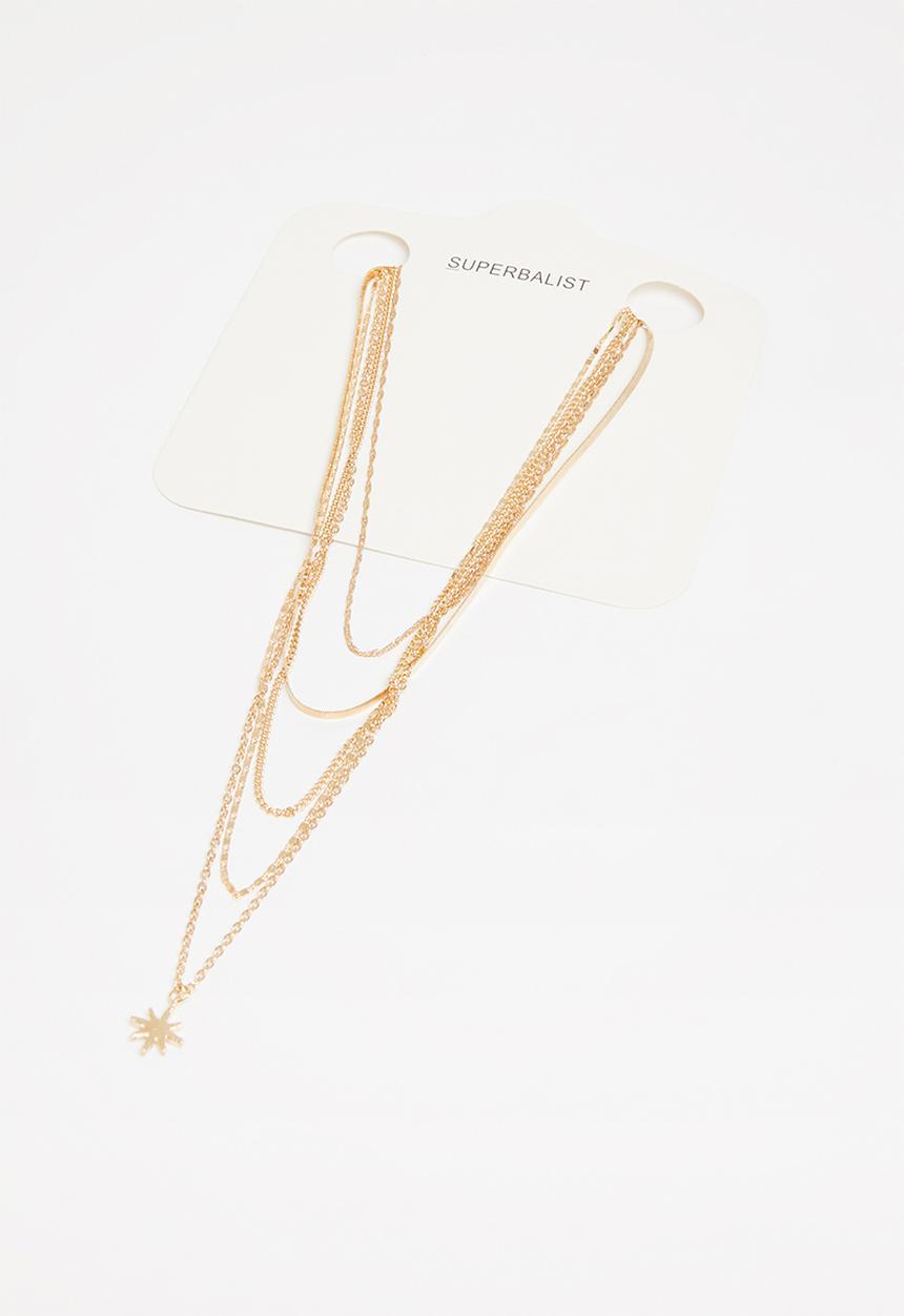 Superbalist - Alice layered necklace - gold