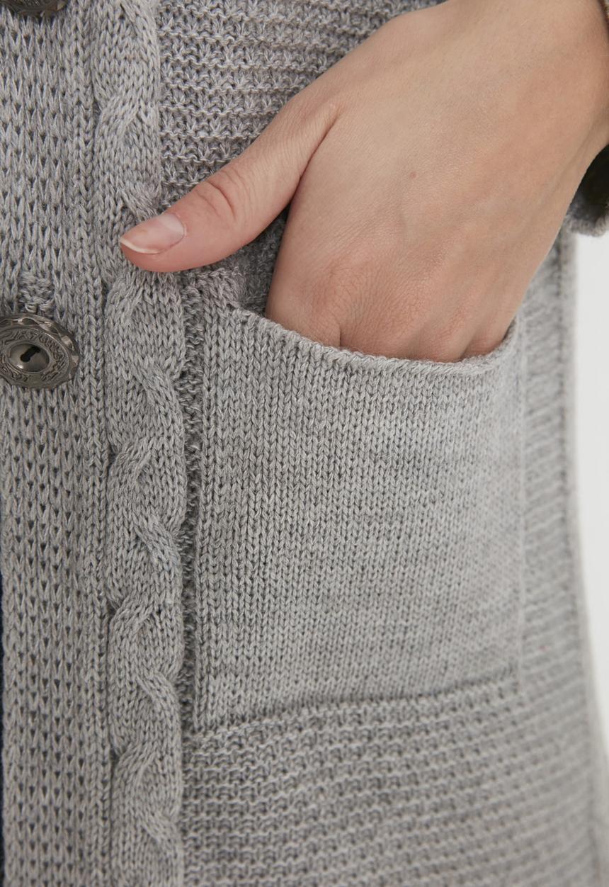 Trendyol - Pocket detailed cardigan - grey