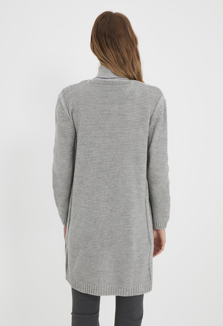 Trendyol - Pocket detailed cardigan - grey