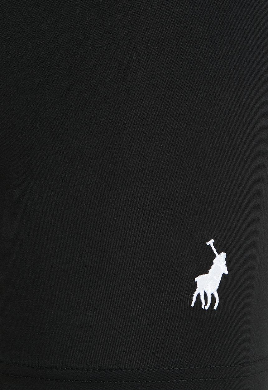 POLO - Men plain knitted boxer - black
