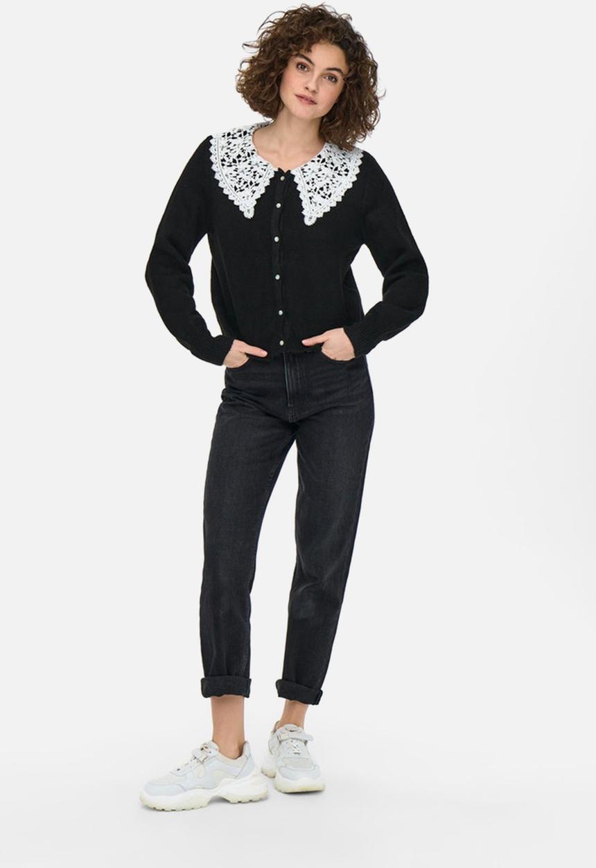 ONLY - Lilja long sleeve cardigan - black