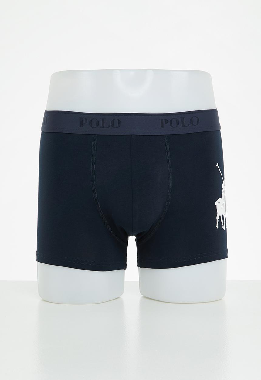 POLO - Men big pony knit boxer - navy