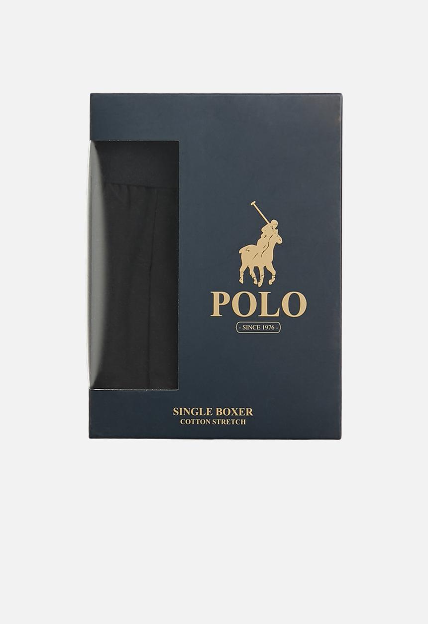 POLO - Men big pony knit boxer - black