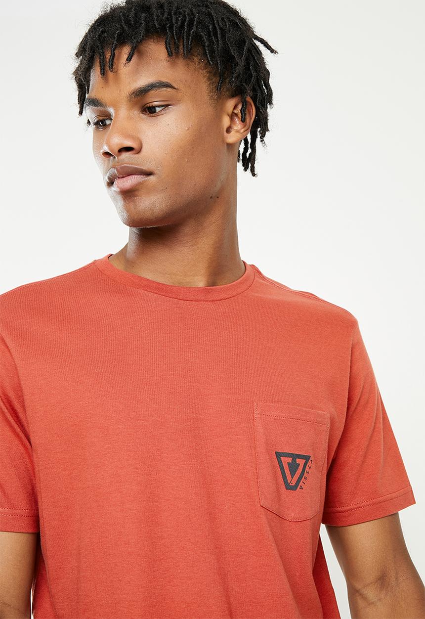 Vissla  - Established pocket tee - rust