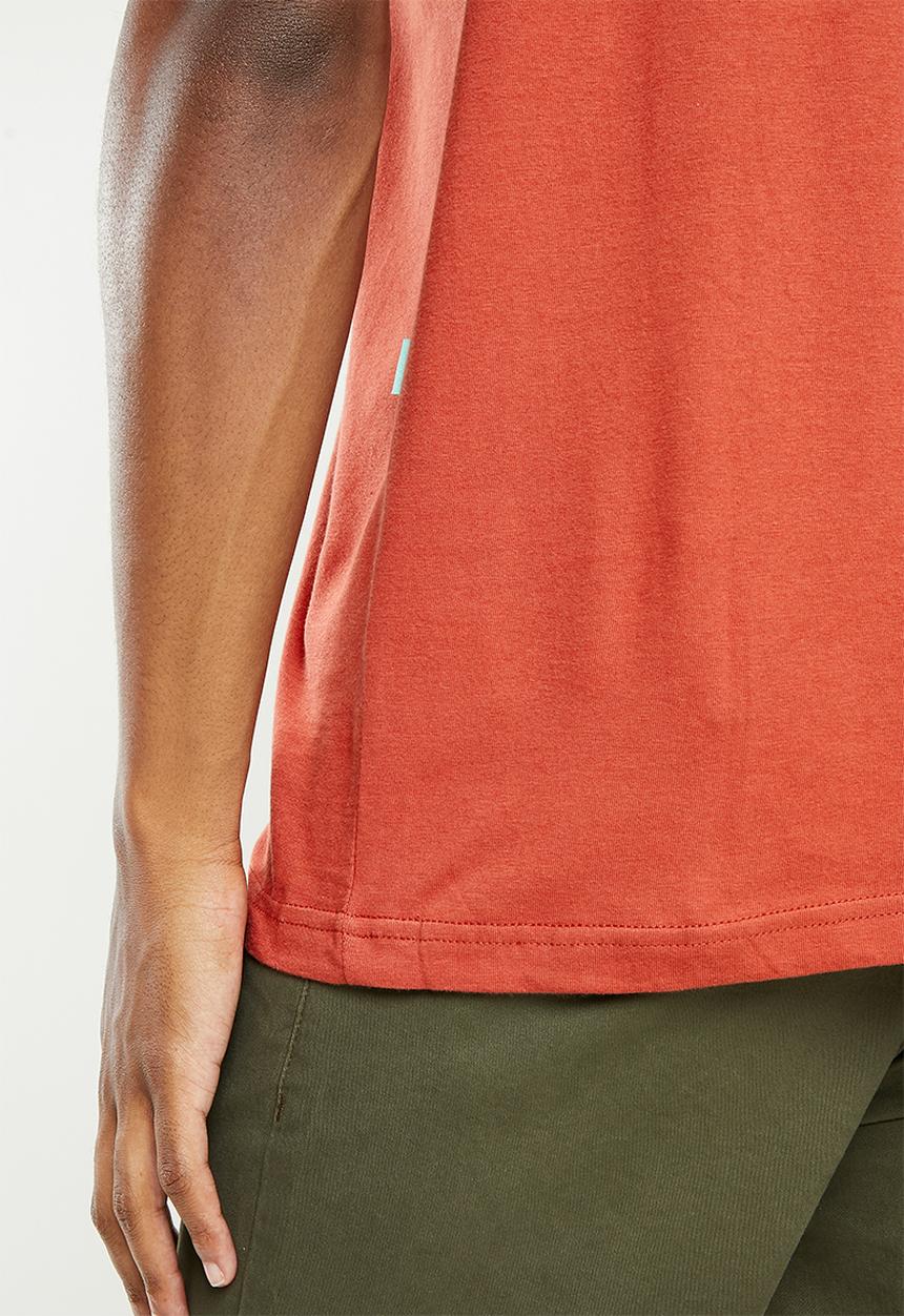 Vissla  - Established pocket tee - rust