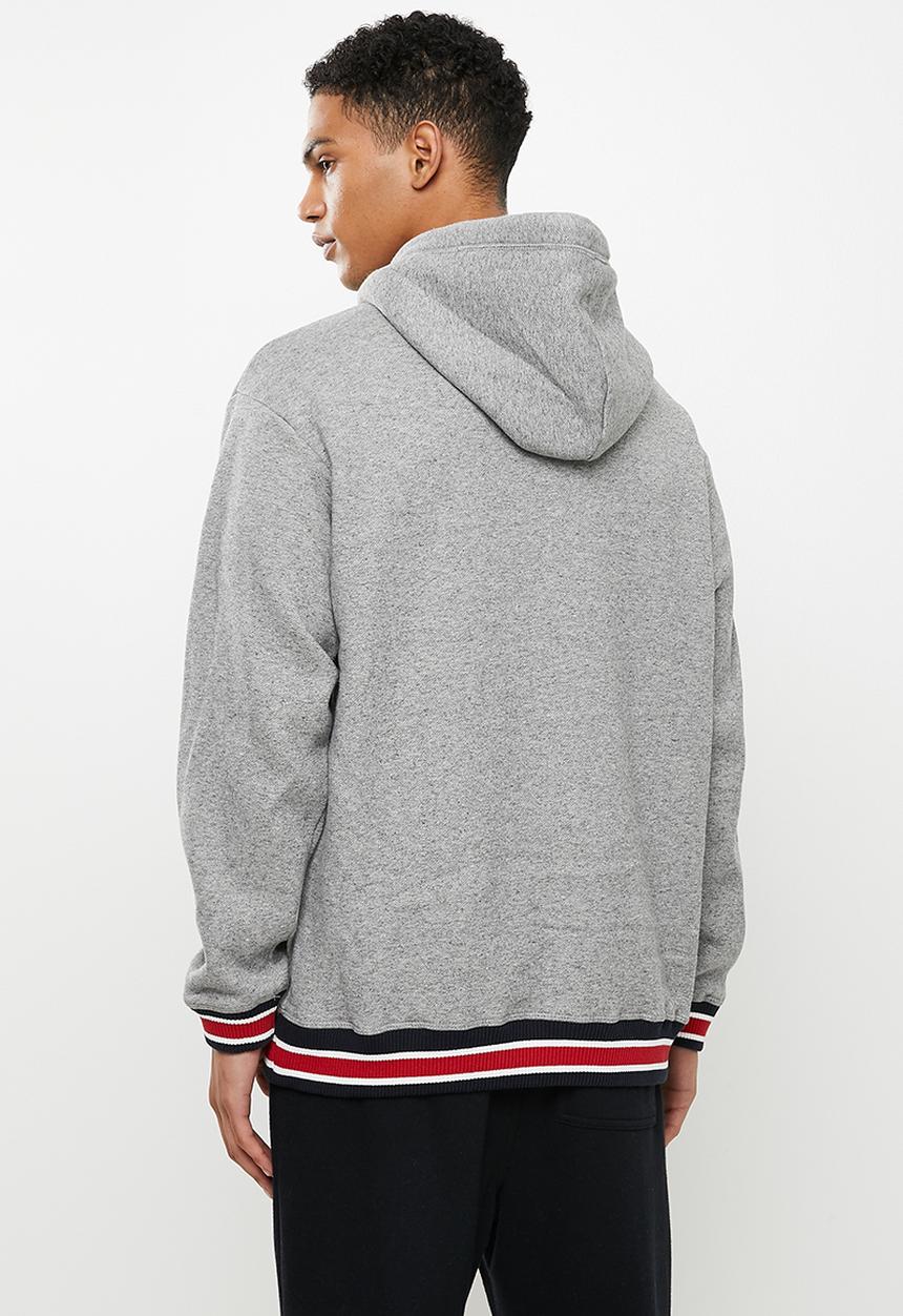 Superdry. - Collegiate hood - grey