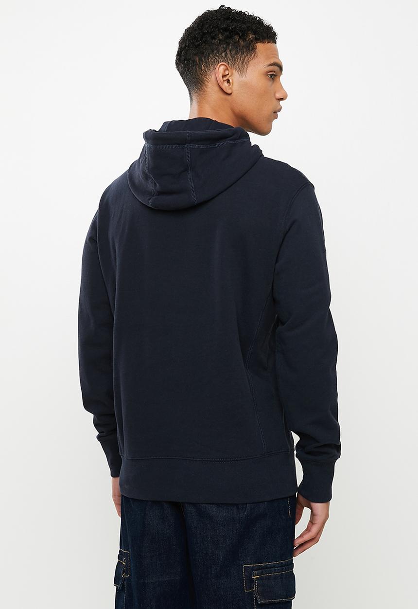 Superdry. - Superdry code logo che hood - deep navy