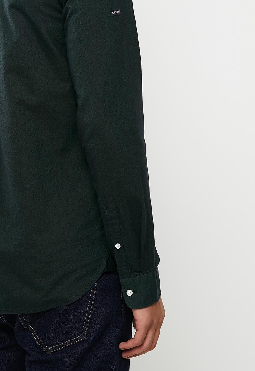 Superdry. - Studios uni oxford shirt - jungle green