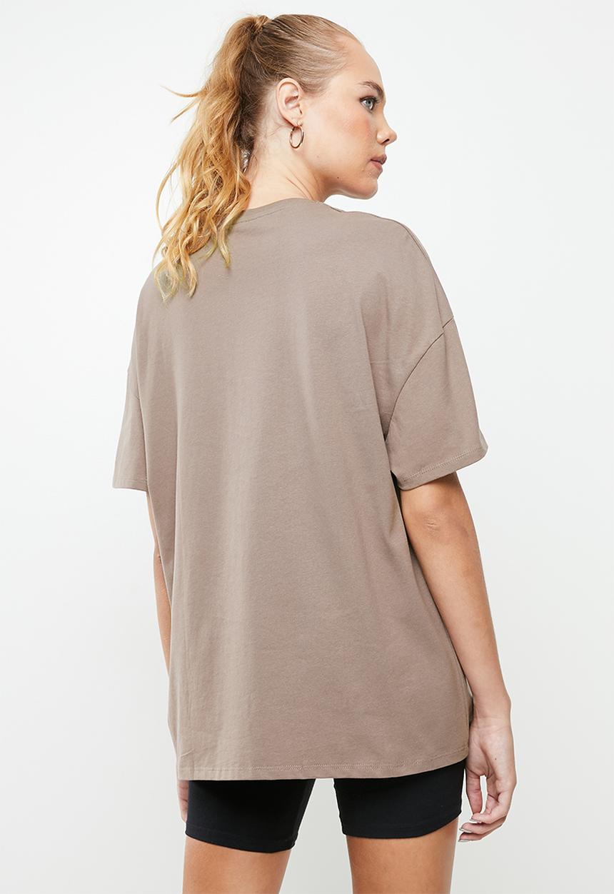 Factorie - Original relaxed graphic tee - burnt iron