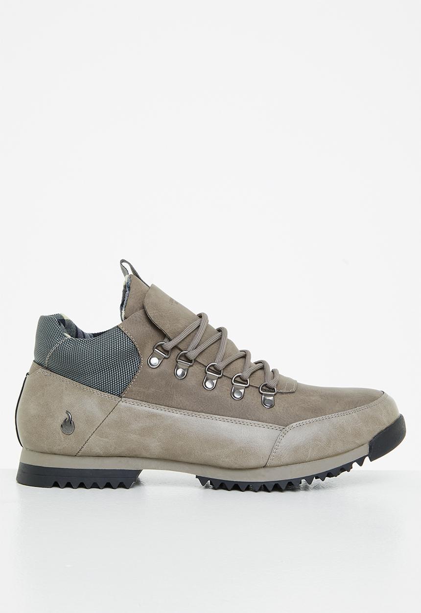 UrbanArt - Crocco 21 faux nubuck & faux leather - grey