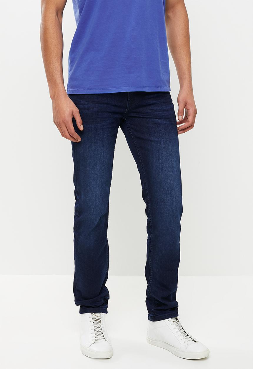 GUESS - Ringer slim fit tapered jeans - dark wash