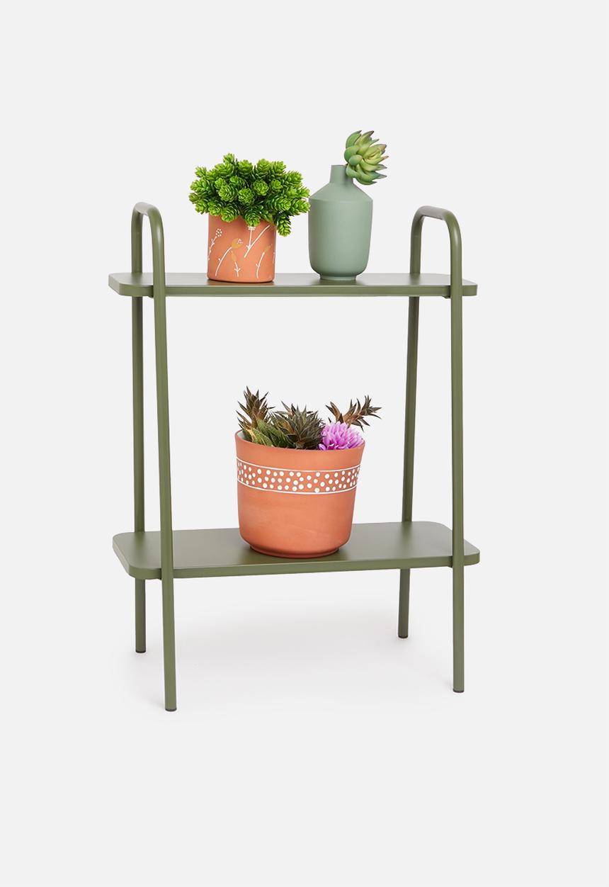 H&S - Flower shelf - green