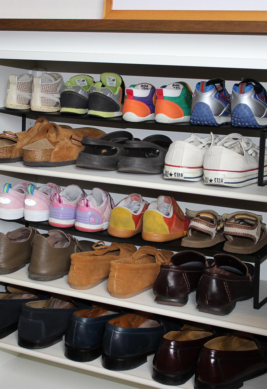 Yamazaki - Frame shoe rack - black
