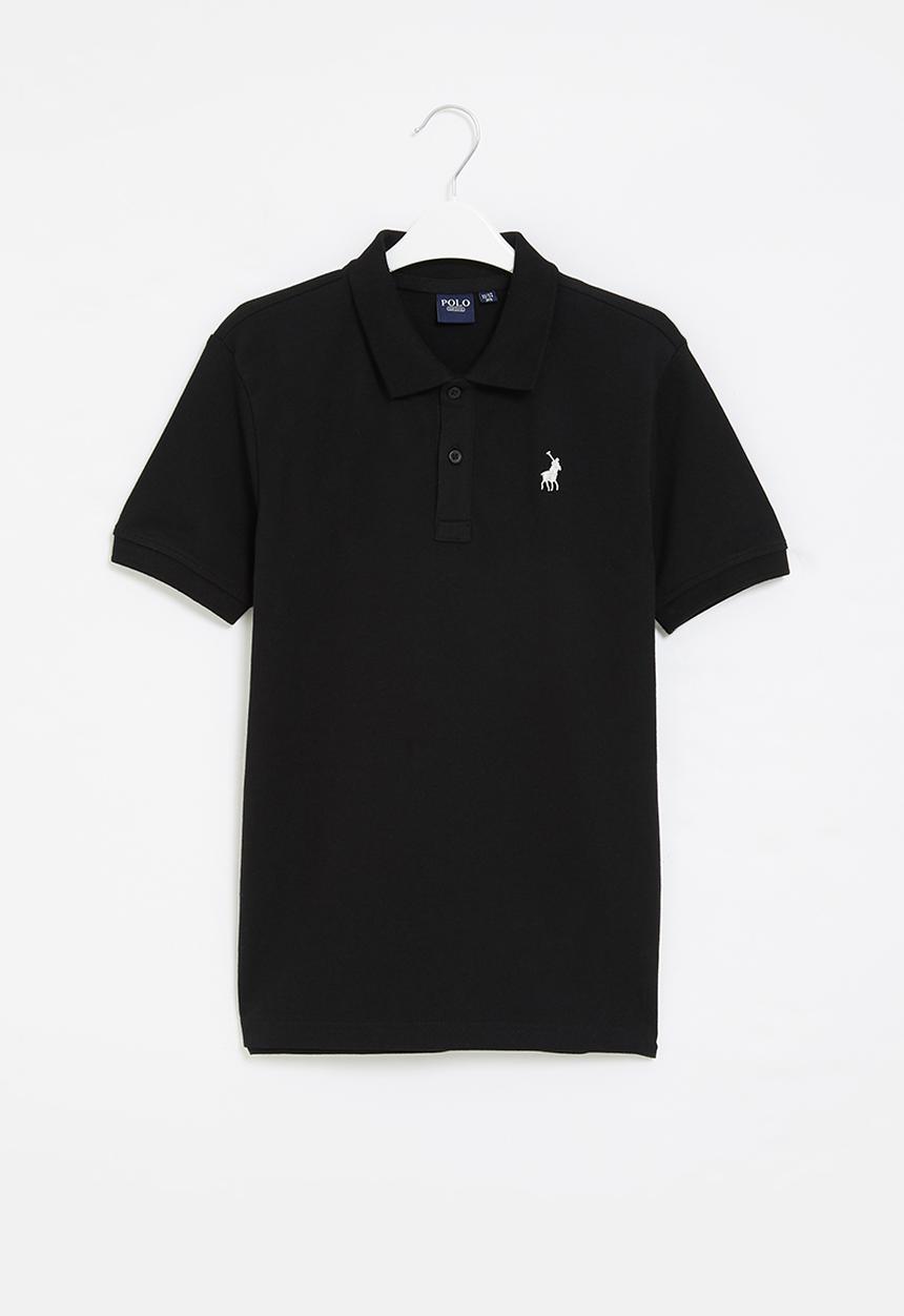 POLO - Boys classic short sleeve golfer - black