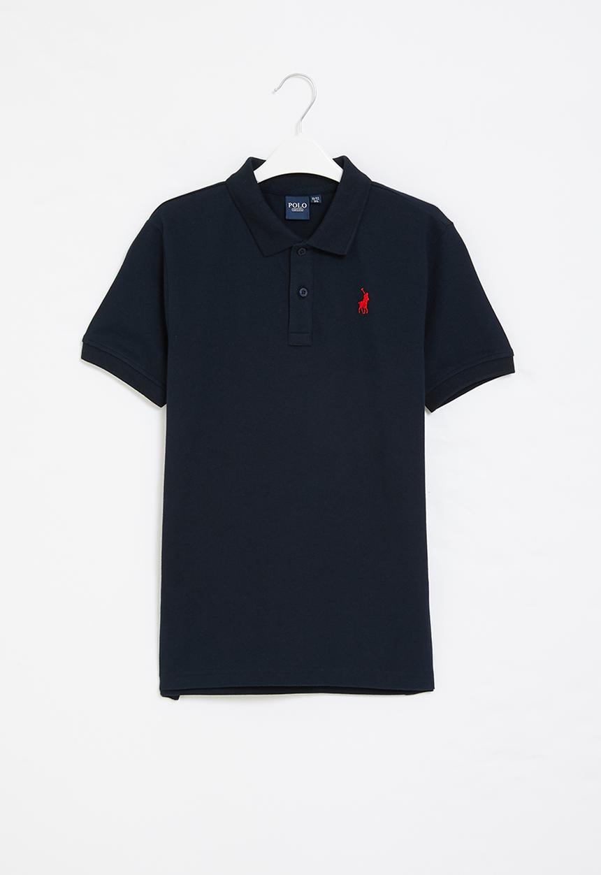 POLO - Boys classic short sleeve golfer - navy