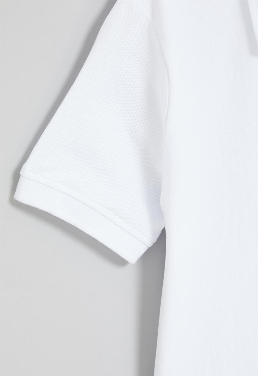 POLO - Boys classic short sleeve golfer - white