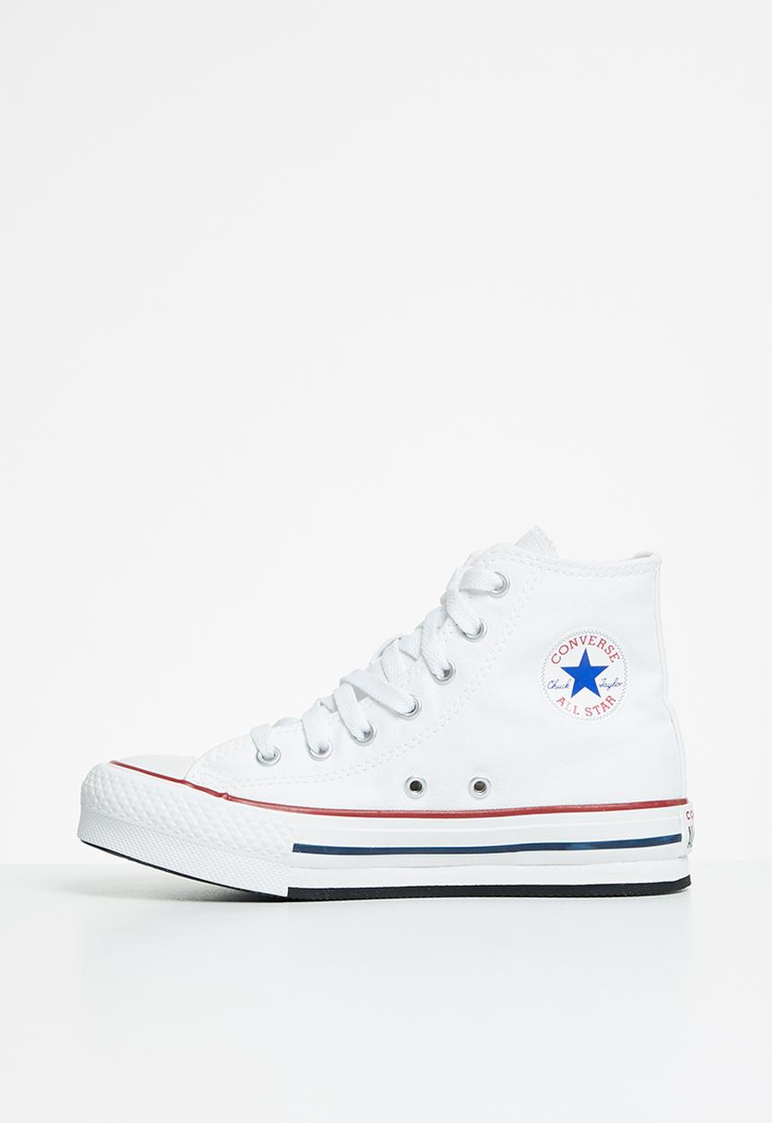 Converse - Chuck taylor all star eva lift canvas platform hi - white/garnet/navy