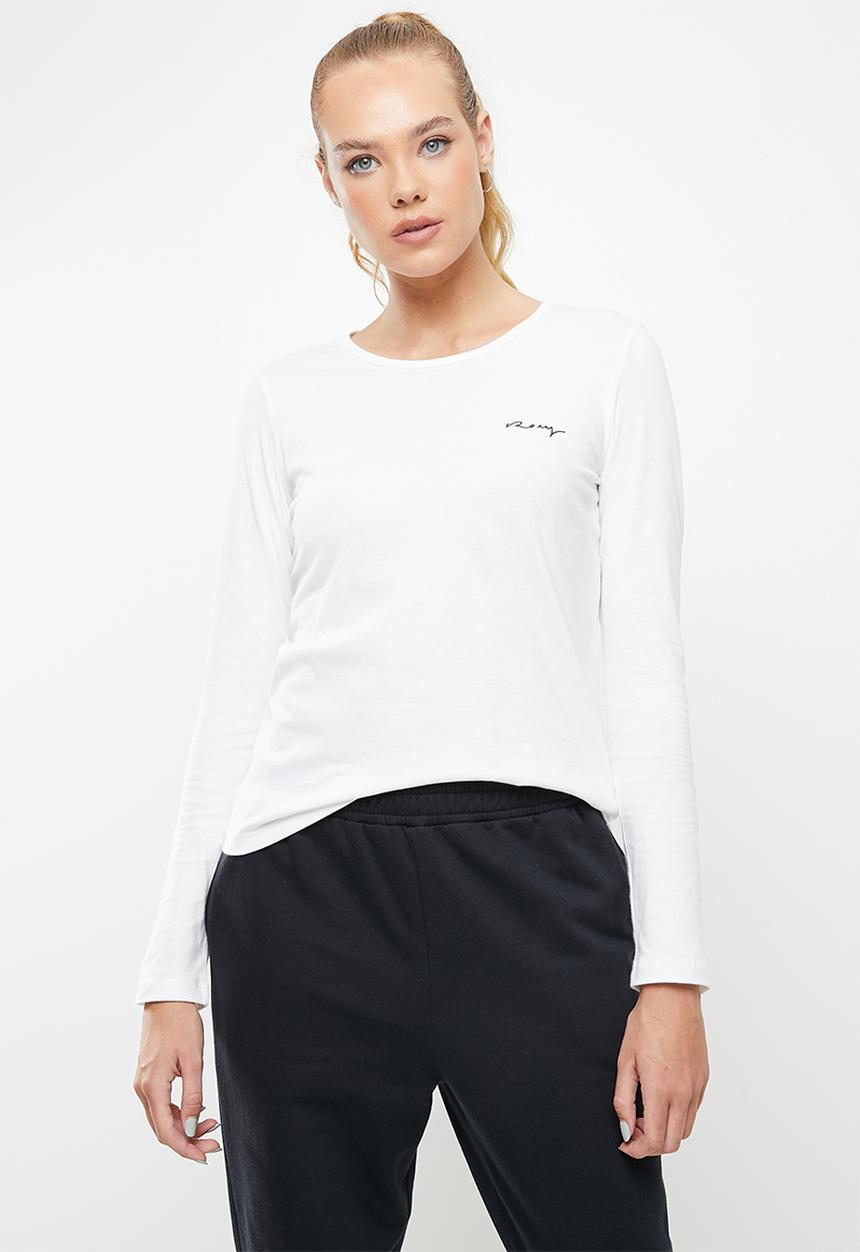 Roxy - Women long sleeve tee - snow white