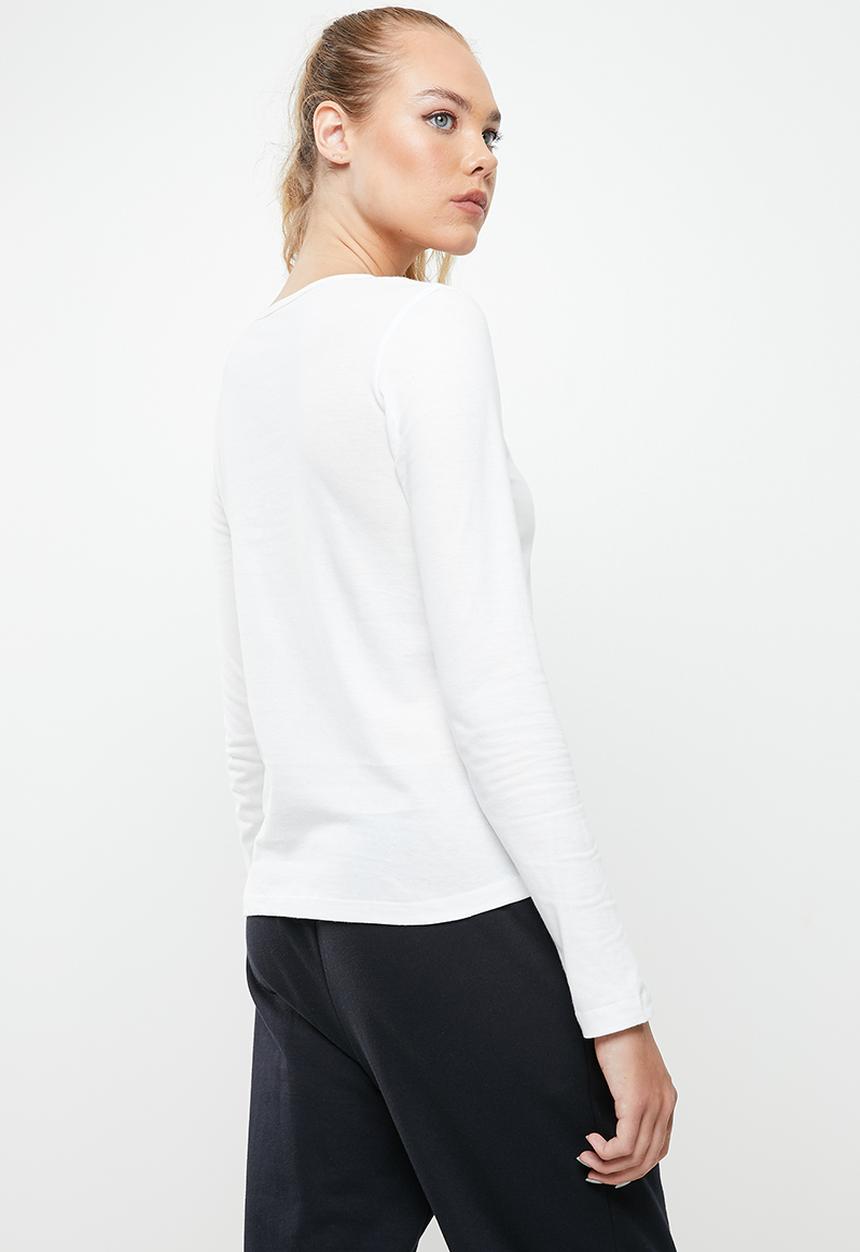 Roxy - Women long sleeve tee - snow white