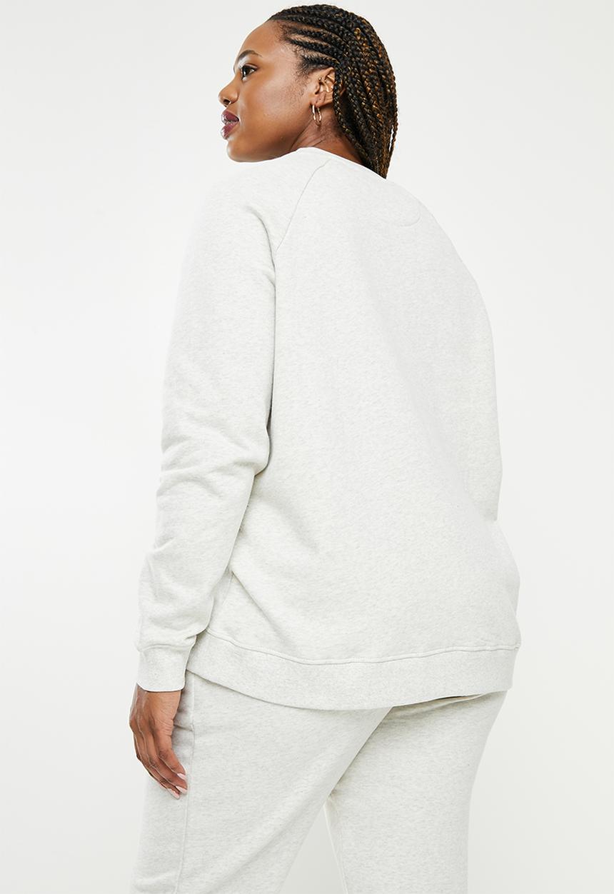 POLO - Plus wmn raglan track top - stone