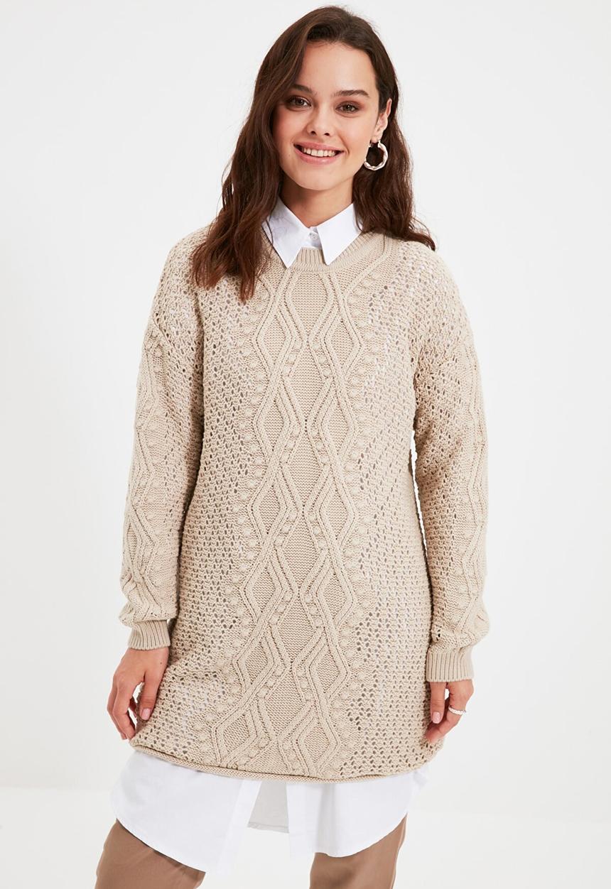 Trendyol - Knitwear sweater - mink