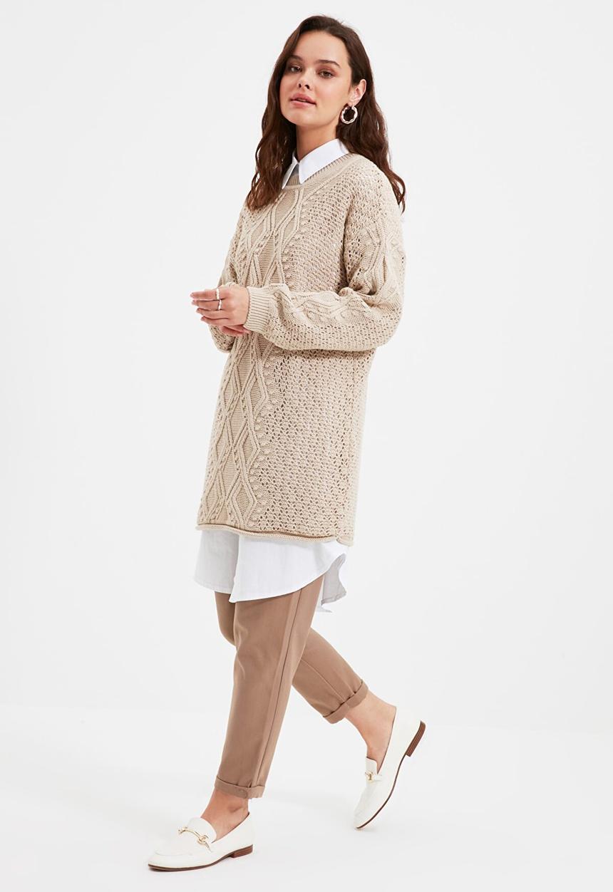 Trendyol - Knitwear sweater - mink