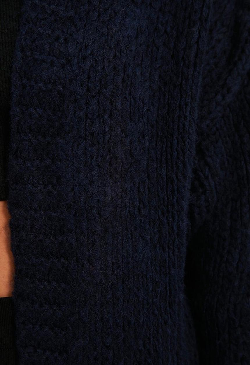 Trendyol - Pocket detailed knit cardigan - navy