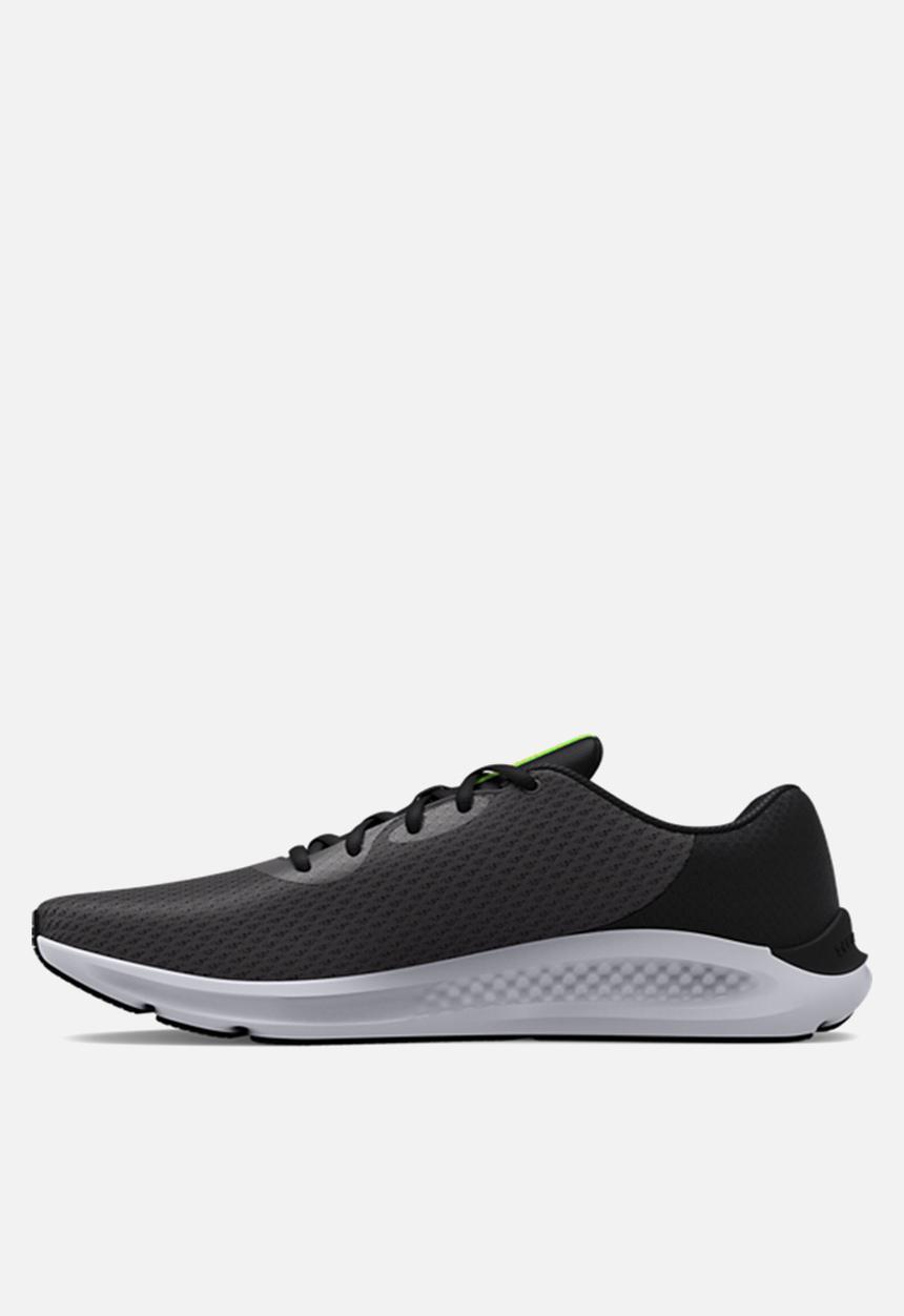 Under Armour - Ua charged pursuit 3 - jet gray, black & blaze orange