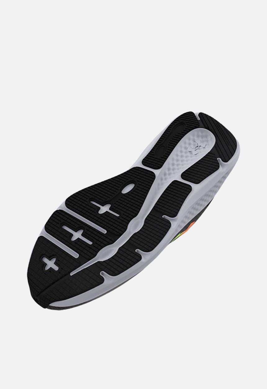 Under Armour - Ua charged pursuit 3 - jet gray, black & blaze orange