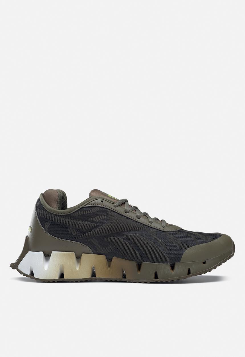 Reebok - Zig dynamica 3 - army green/core black/acid yellow