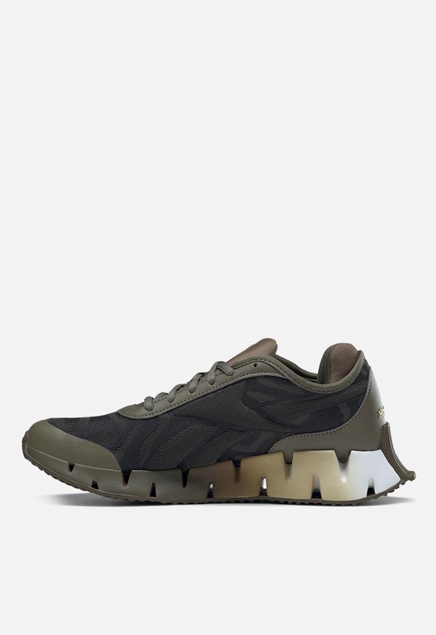 Reebok - Zig dynamica 3 - army green/core black/acid yellow