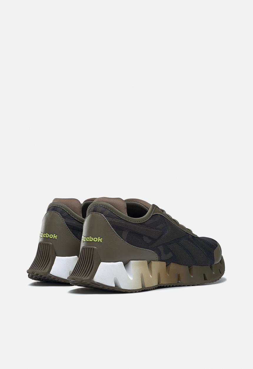 Reebok - Zig dynamica 3 - army green/core black/acid yellow