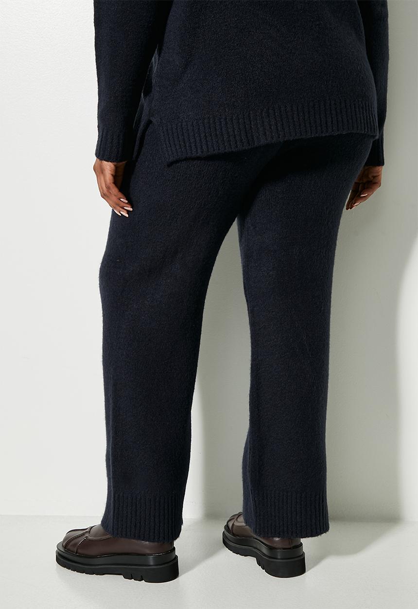 Superbalist - Knitwear wide leg pant - navy