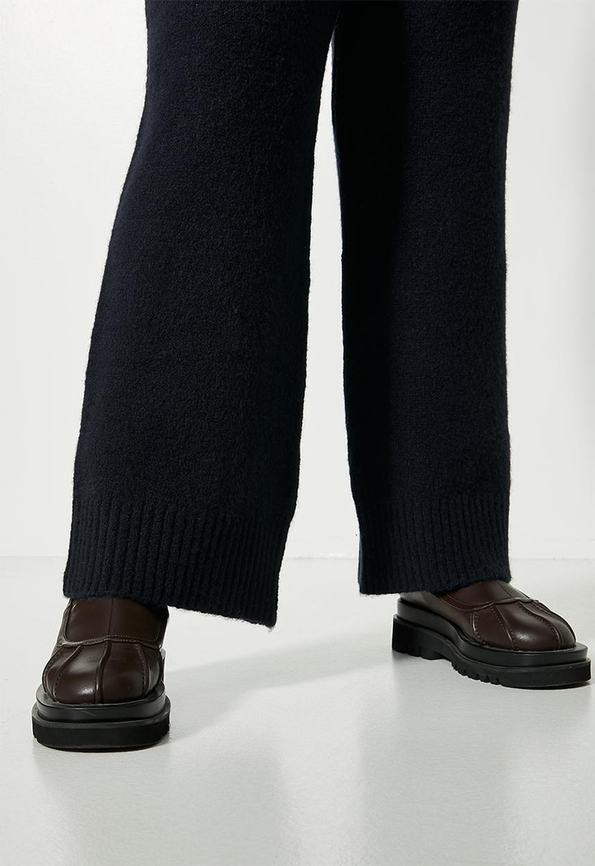 Superbalist - Knitwear wide leg pant - navy