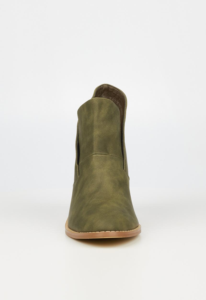 Butterfly Feet - Saddle 3 ankle boot - olive